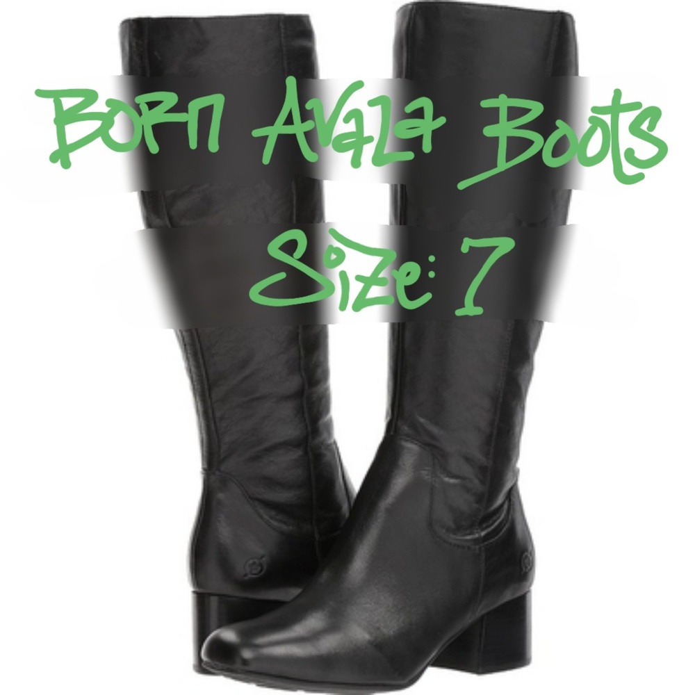 Black Genuine Leather Boots